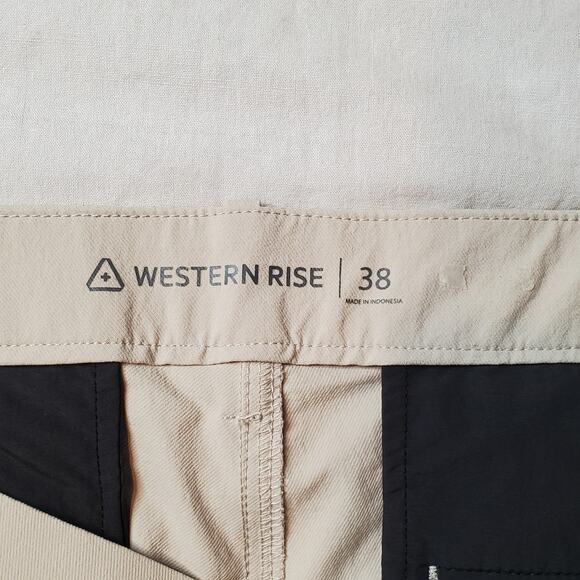 Western Rise Men's Size 38X32 Evolution Chino Pant Straight Leg Beige - Picture 7 of 8